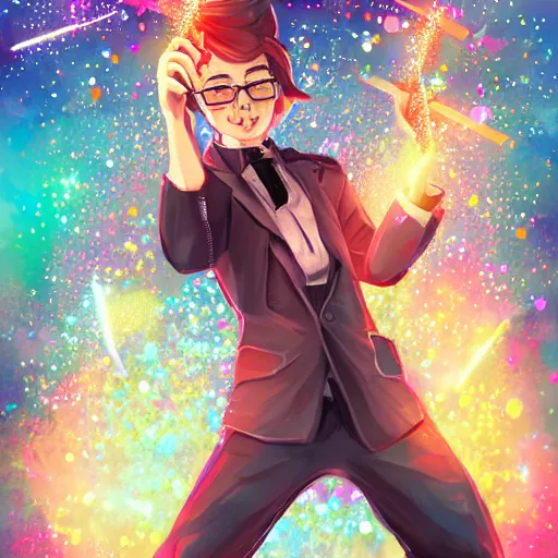 Image similar to sparkles triggered the Marxist revolution by rossdraws