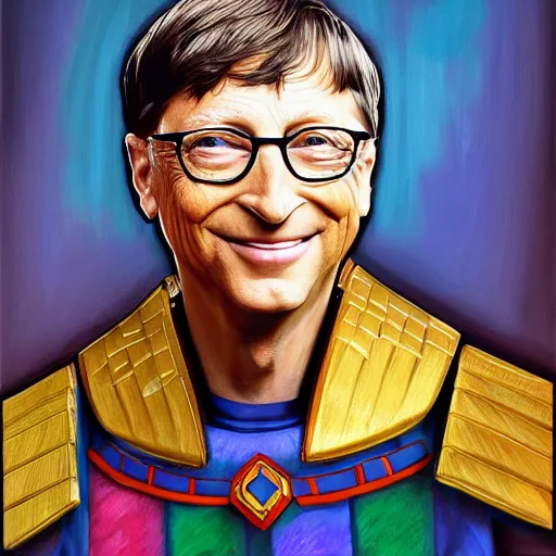 prompthunt: symmetry!! portrait of bill gates as satan, fantasy, medieval  wear, intricate, elegant, highly detailed, digital painting, artstation,  concept art, smooth, sharp focus, illustration, art by artgerm and greg  rutkowski and alphonse