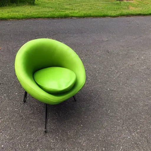 Image similar to avocado shaped chair