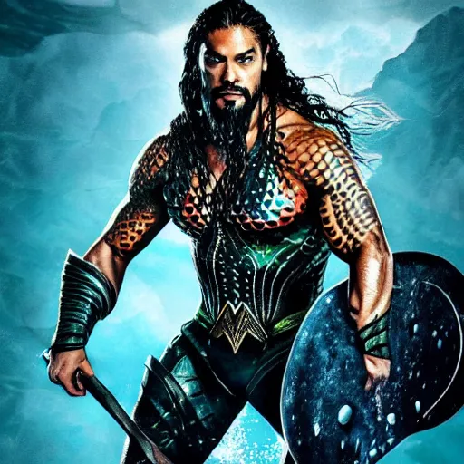 Image similar to roman reigns as aquaman, artstation hall of fame gallery, editors choice, #1 digital painting of all time, most beautiful image ever created, emotionally evocative, greatest art ever made, lifetime achievement magnum opus masterpiece, the most amazing breathtaking image with the deepest message ever painted, a thing of beauty beyond imagination or words, 4k, highly detailed, cinematic lighting