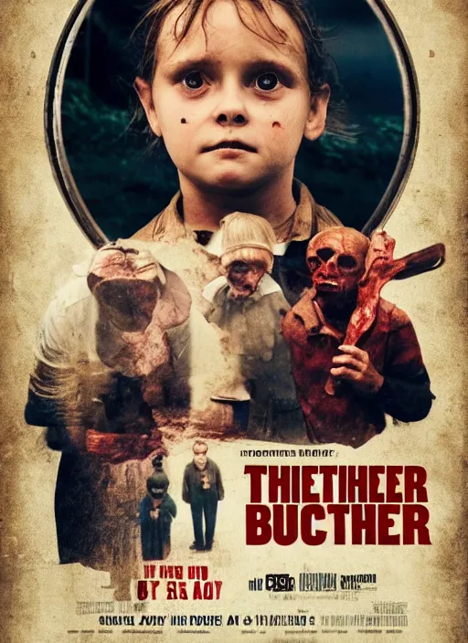 Prompt: poster movie called the children butcher, 8 k, hd