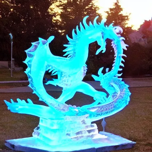 Frequently asked questions about ice sculptures - ice dragon ice sculptures