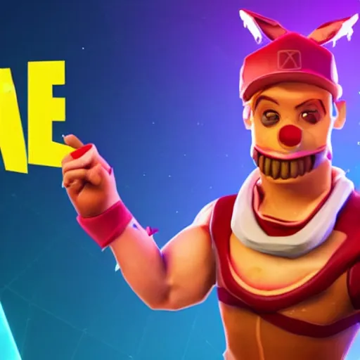 Image similar to a slice of bacon as a fortnite character