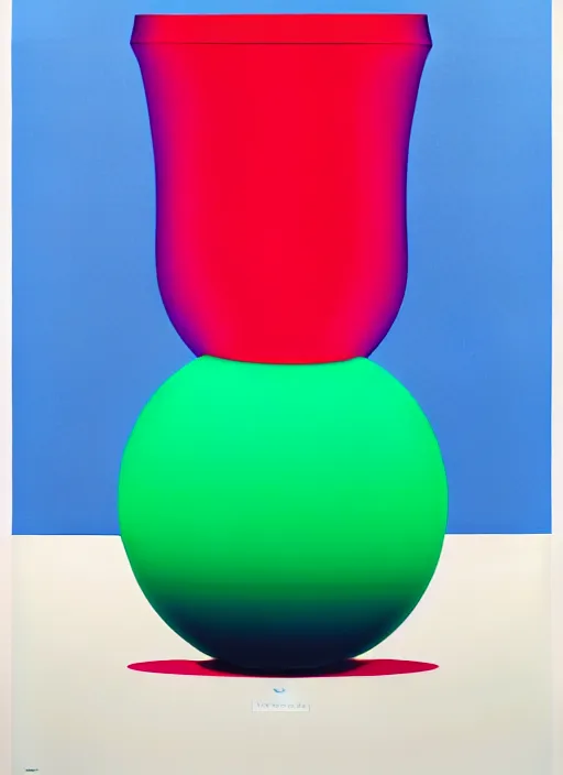 Image similar to vase by shusei nagaoka, kaws, david rudnick, airbrush on canvas, pastell colours, cell shaded, 8 k