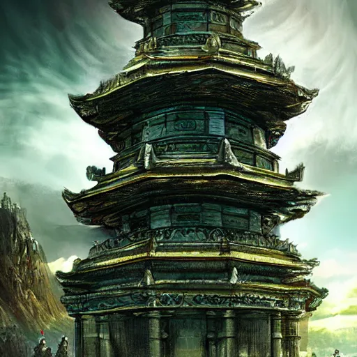 Image similar to the temple of eternity by killian eng