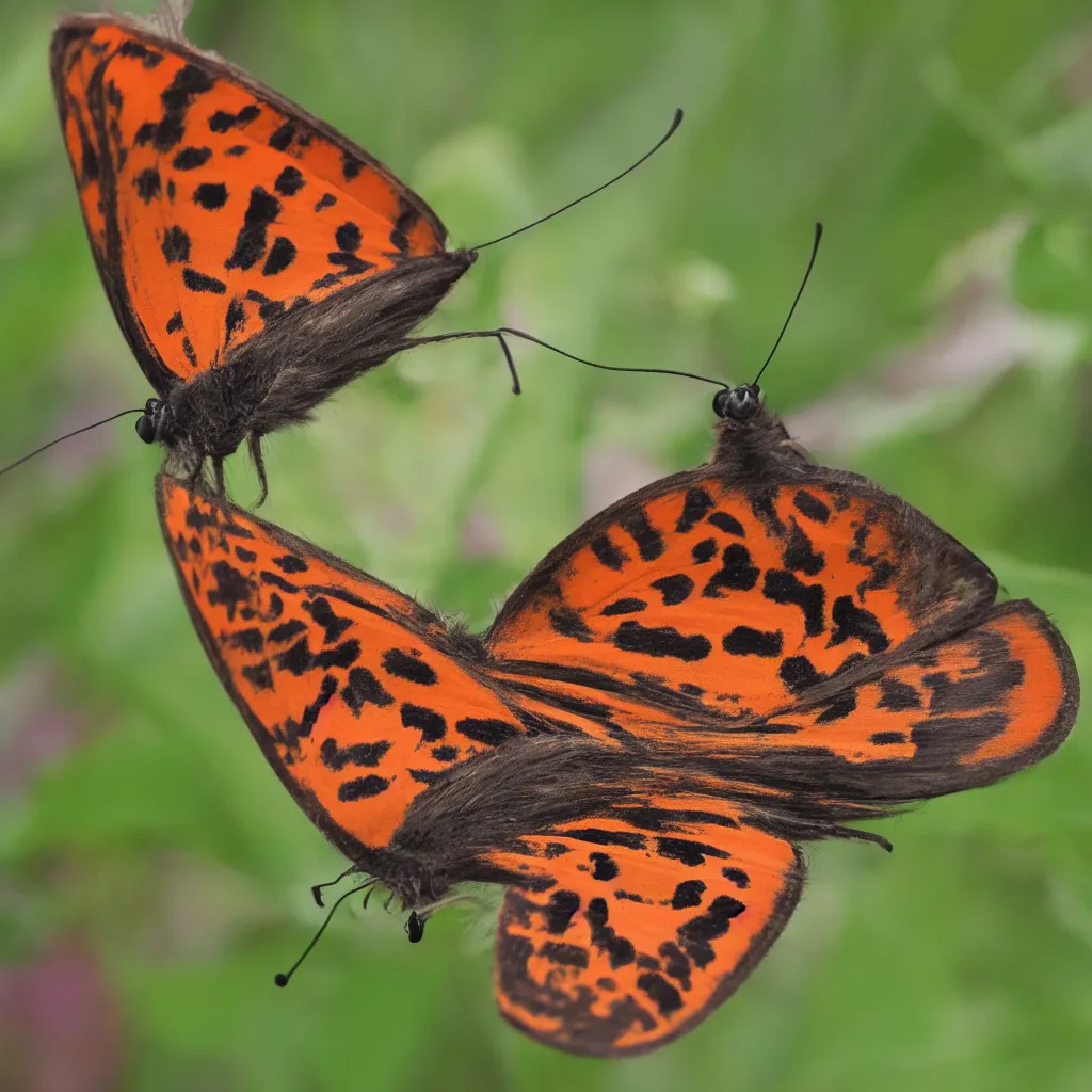 Prompt: the face of a butterfly