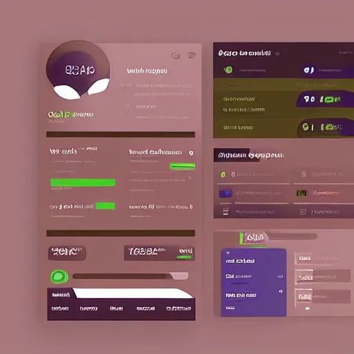 Prompt: a ui kit hero template tailwind trending on dribbble 4 k ultradetailed intricate design