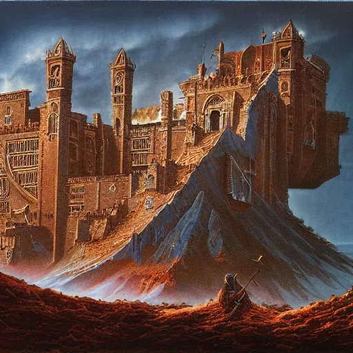 Image similar to menacing secrets of house medici, save me the silver covenant, in the style of bruce pennington and jeff easley, 8 k resolution