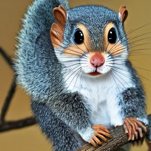 Image similar to cute clay squirel