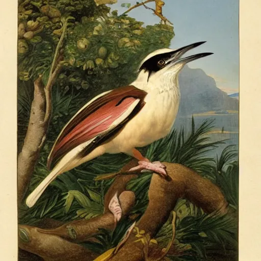 Image similar to art by john james audubon, nicolas mignard