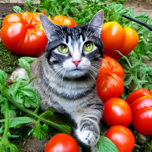 Image similar to tomato cat