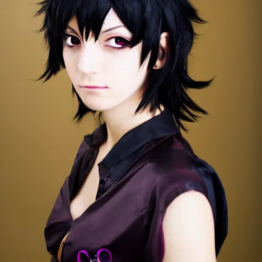 Prompt: Lelouch Lamperouge, Studio Photography, Portrait, Cosplay