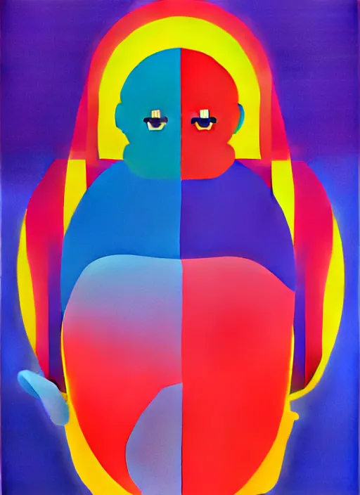 Image similar to sad face by shusei nagaoka, kaws, david rudnick, pastell colours, airbrush on canvas, cell shaded, 8 k