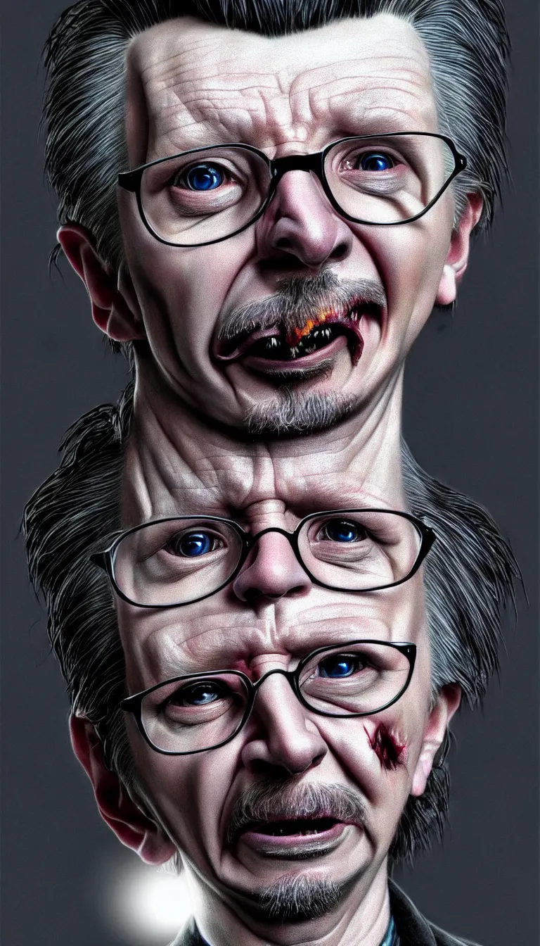 Prompt: a breathtaking 3 d pencil drawing of an incommensurable, malevolent gary oldman from the professional, at the height of withdrawal, bursting with rage, light bends to him, saturated colors, digital art, catalogue raisonne, autodesk maya, cinema 4 d, hyperrealism, ultra detailed, hyper luxurious, by jarid mayo