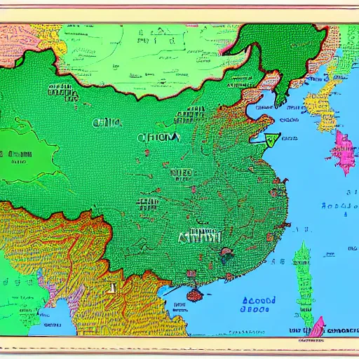 Image similar to china map with names