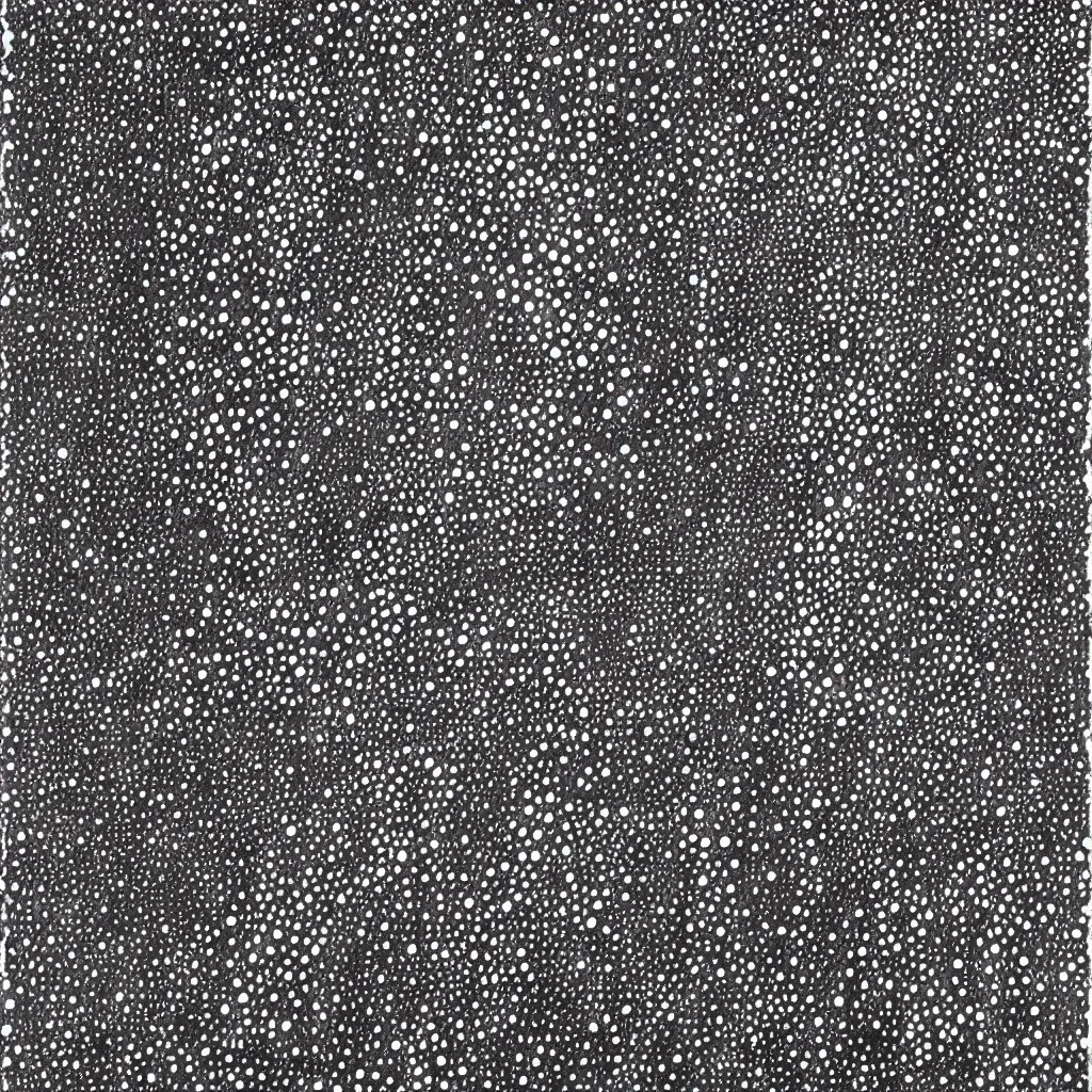 Image similar to face made out of planet, faceless people dark, dots, drip, stipple, pointillism, technical, abstract, minimal, style of francis bacon, asymmetry, pulled apart, cloak, hooded figure, made of dots, abstract, balaclava