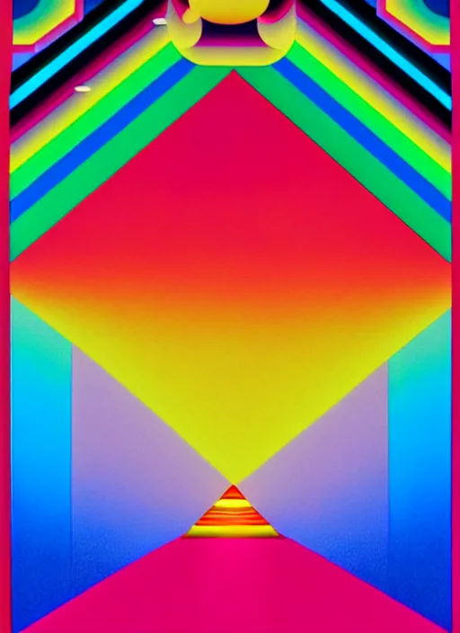 Image similar to prism by shusei nagaoka, kaws, david rudnick, airbrush on canvas, pastell colours, cell shaded, 8 k