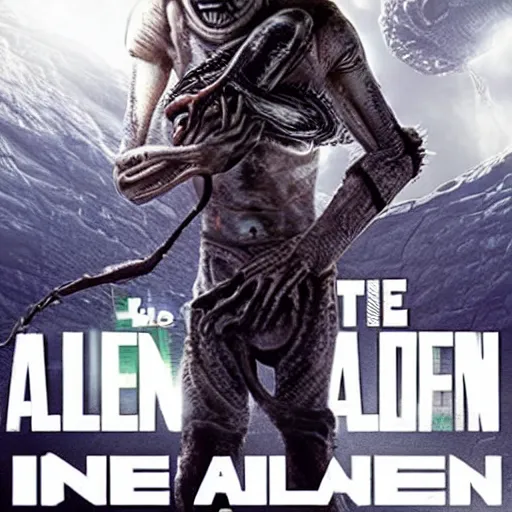 Image similar to the short film alien alone