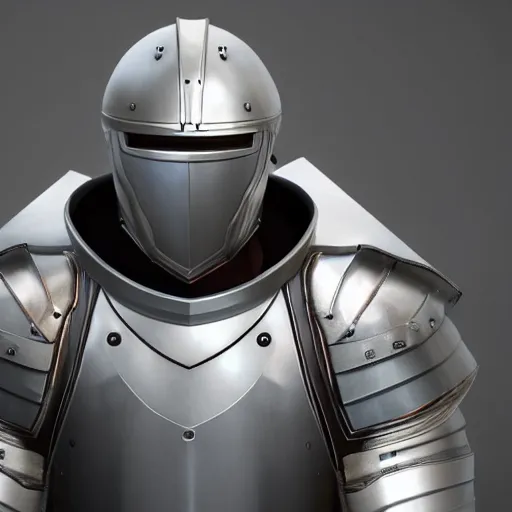 Prompt: elon musk in knight armour ready for battle, high detail, unreal engine 5