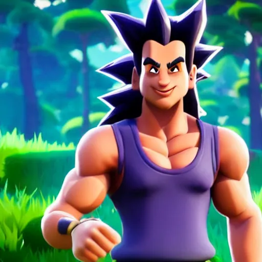 Image similar to raditz in fortnite