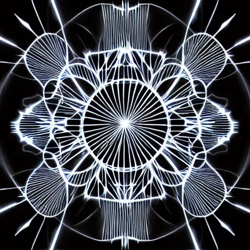 Image similar to 3 d cymatics shapes