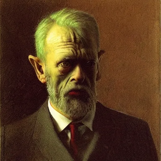 Image similar to portrait of Mr. Vertigo, by Odd Nerdrum, by M.C. Escher, beautiful, eerie, surreal, colorful