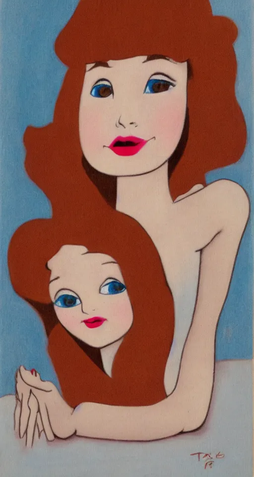 Image similar to girl portrait by tex avery