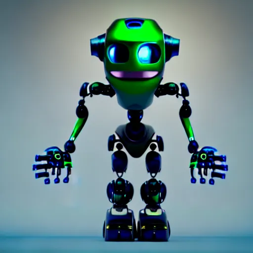 Prompt: a robot with alien skin, octane render, 3 d, unreal engine