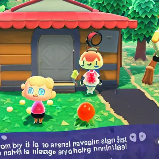 Image similar to animal crossing crime scene screenshot