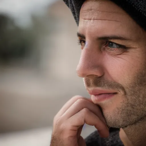 Image similar to award winning photography portrait, the look of someone who is in love, mid thirties adult, leica 1 0 0 mm f 0. 8