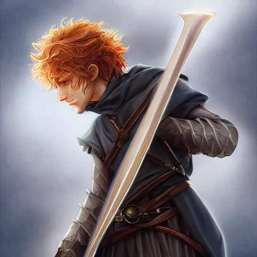 Image similar to kvothe with a lute by artgerm, digital art, unreal engine 5, trending on artstation, deviantart, pinterest, rule of thirds, 4 k uhd image