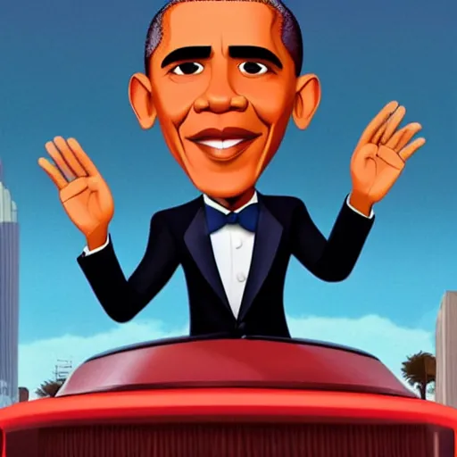 Image similar to barack obama in The Incredibles