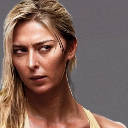 Prompt: maria sharapova as tomb raider,