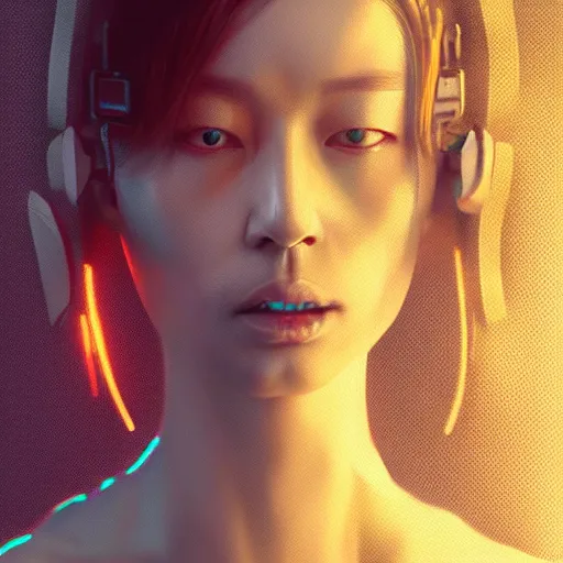 Image similar to hyperrealistic portrait of a woman monster astronaut, full body portrait, well lit, intricate abstract. cyberpunk, intricate artwork, by Tooth Wu, wlop, beeple. octane render,in the style of Jin Kagetsu, James Jean and wlop, highly detailed, sharp focus, intricate concept art, digital painting, ambient lighting, 4k, artstation