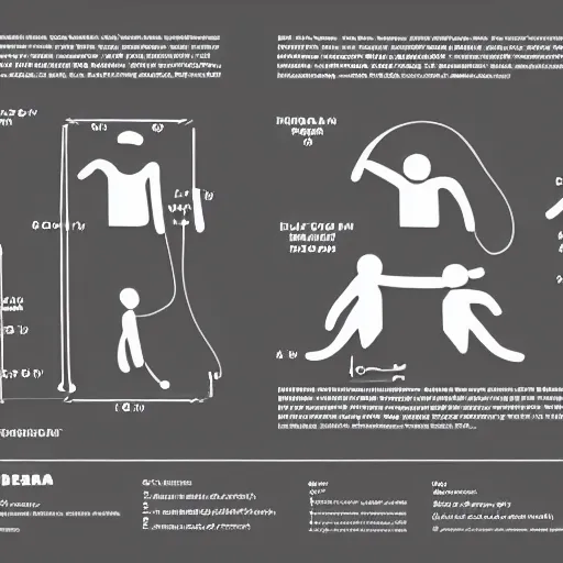 Image similar to ikea instruction sheet for human reproduction with two people, detailed diagrams, black ink on white paper