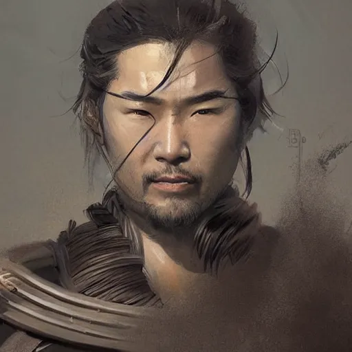 Image similar to a beautfiul award winning commission portrait of a samurai,digital art,art by greg rutkowski,character design by charles bowater,photorealistic,ross tran,hyperdetailed,detailed face,fascinating,2021,western comic style