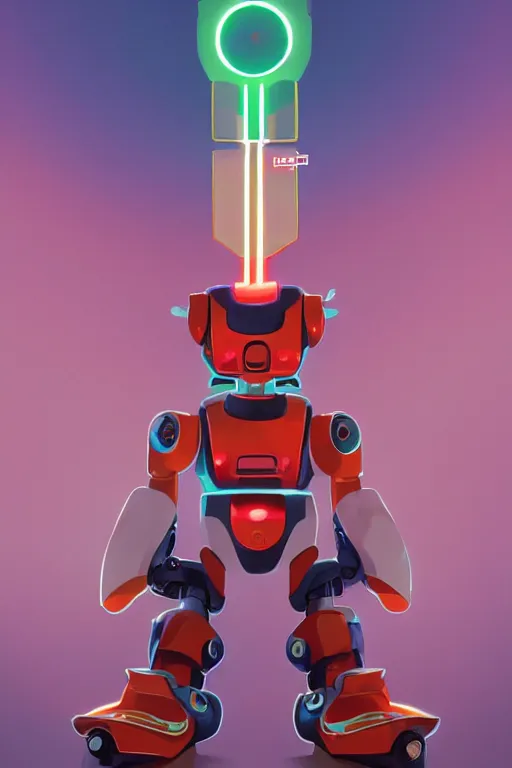 Image similar to metabots medabots medarotto medarot robot minimalist comics helmet mask neon cybereye, behance hd by jesper ejsing, by rhads, makoto shinkai and lois van baarle, ilya kuvshinov, rossdraws global illumination ray tracing hdr radiating a glowing aura