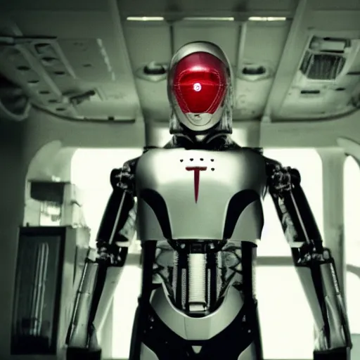 Prompt: movie still of elon musk cyborg, cinematic composition, cinematic light, criterion collection, by edgar wright