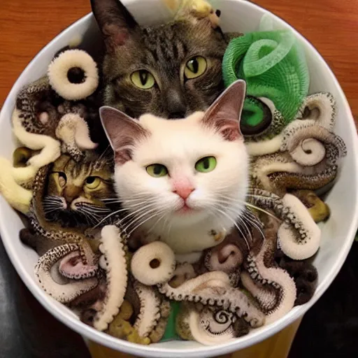 Image similar to mix octopus mix cat