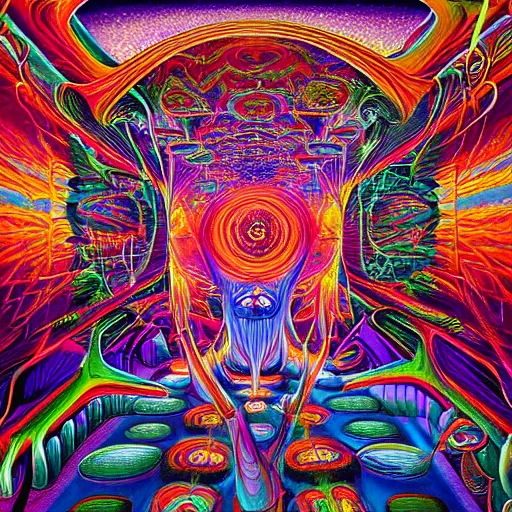 highly detailed painting of the inside of a dmt temple | Stable Diffusion