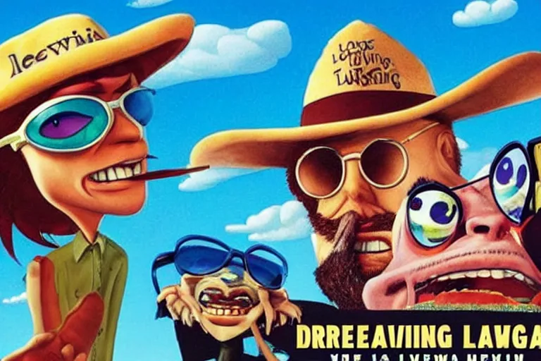 Image similar to dreamworks animation studios remakes fear and loathing in las vegas