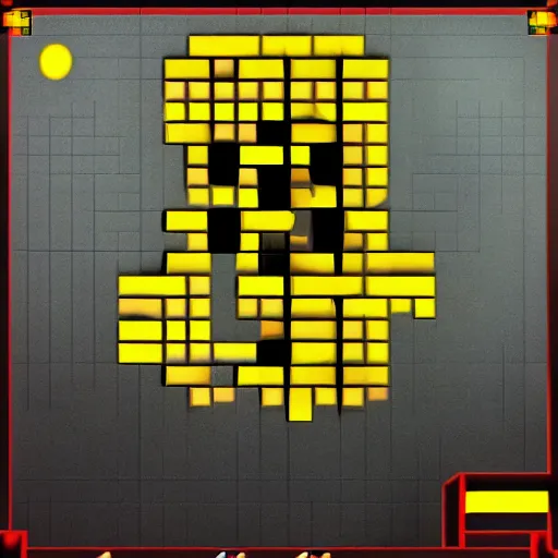Lucky block pixel art