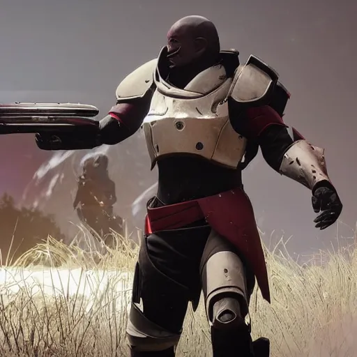 Image similar to destiny 2 zavala in real life, photo