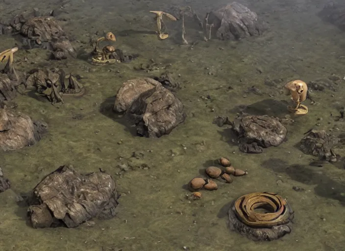 stone age alien civilization Stable Diffusion OpenArt