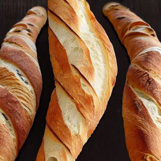 Image similar to A baguette as entertainment