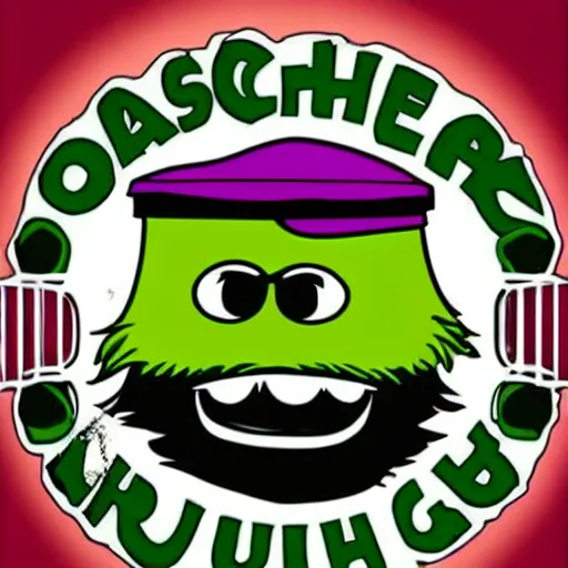 Image similar to logo for Oscar the Grouch's Funky Club