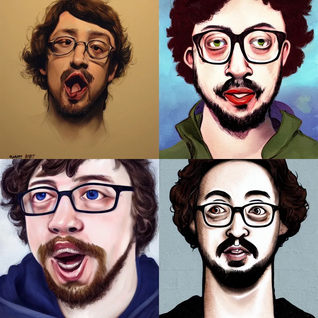 Prompt: Sam Hyde by Tooth Wu