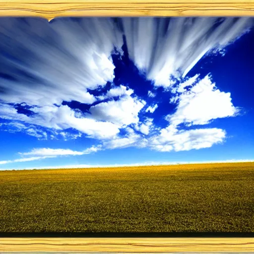 Image similar to 3 d clouds, sunny day