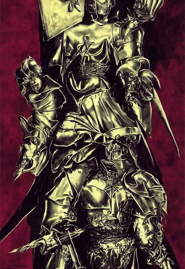 Image similar to Holy knight haunted by the shadow of sin | Dorian Cleavenger |