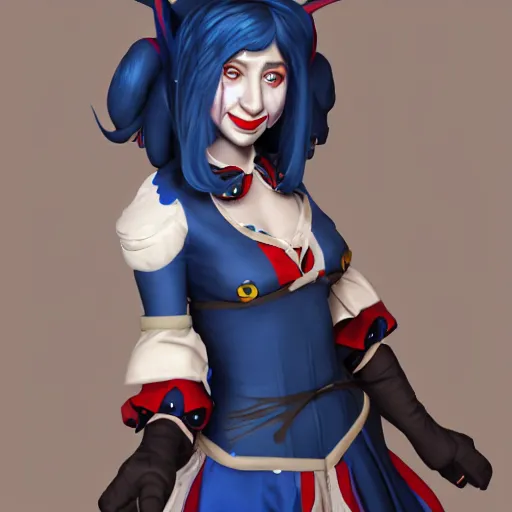 Prompt: Jester from Critical Role, 4k, digital art, trending on artstation, trending on cgsociety